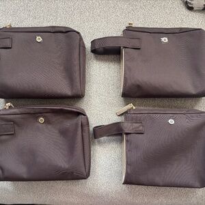 4x Bvlgari Emirates Collaboration Cosmetic pouches